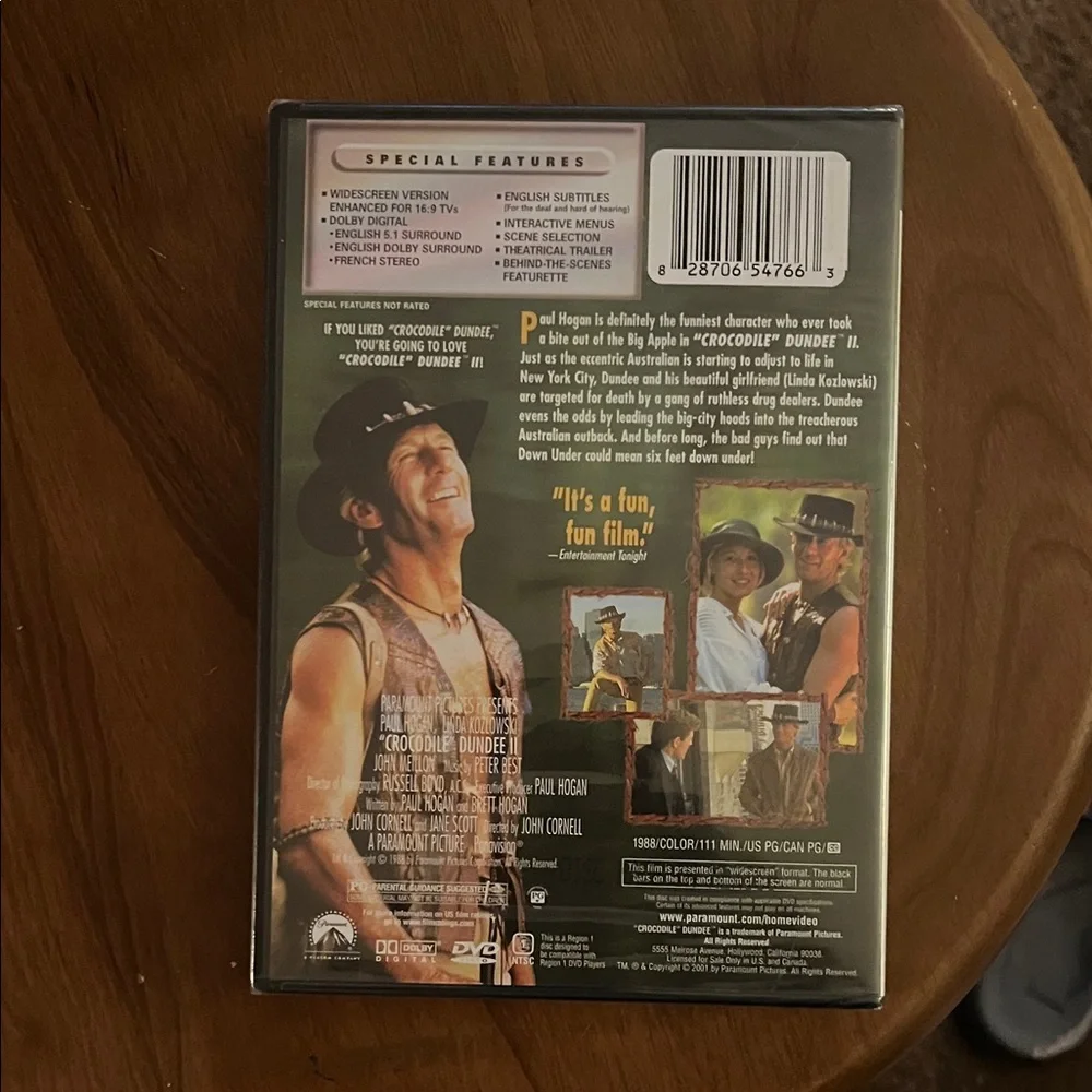 Crocodile Dundee II DVD